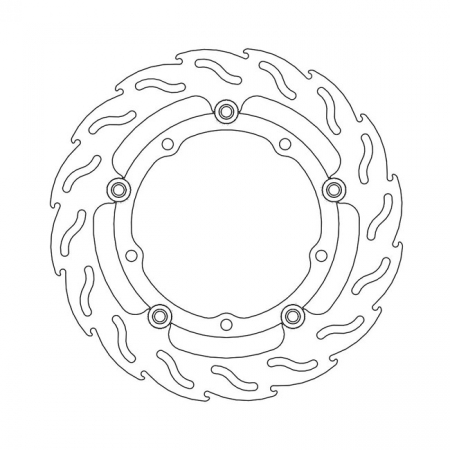 MOTO-MASTER FLAME SERIES FLOATING BRAKE ROTOR