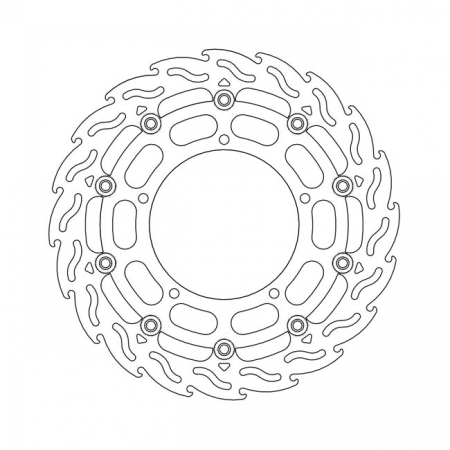 MOTO-MASTER FLAME SERIES FLOATING BRAKE ROTOR