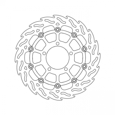 MOTO-MASTER FLAME SERIES FLOATING BRAKE ROTOR