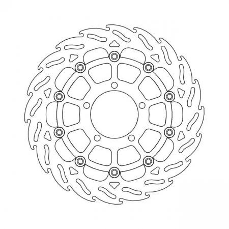 MOTO-MASTER FLAME SERIES FLOATING BRAKE ROTOR