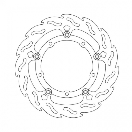 MOTO-MASTER FLAME SERIES FLOATING BRAKE ROTOR