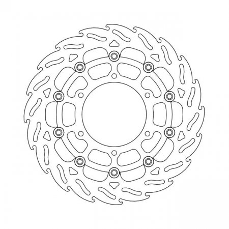 MOTO-MASTER FLAME SERIES FLOATING BRAKE ROTOR