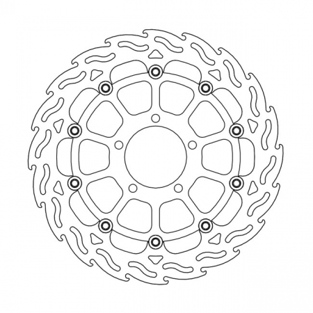 MOTO-MASTER FLAME SERIES FLOATING BRAKE ROTOR