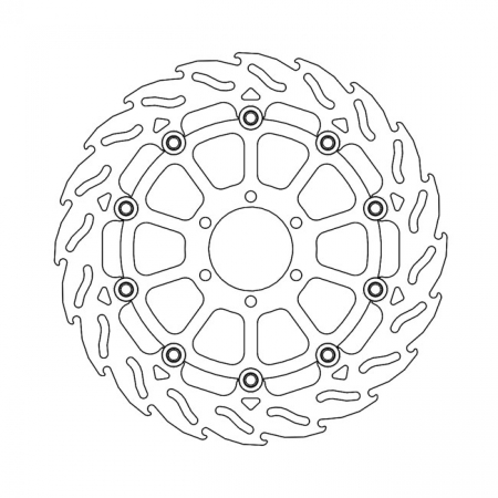 MOTO-MASTER FLAME SERIES FLOATING BRAKE ROTOR