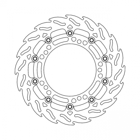 MOTO-MASTER FLAME SERIES FLOATING BRAKE ROTOR