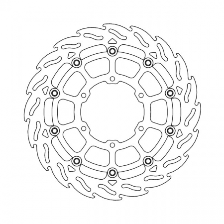 MOTO-MASTER FLAME SERIES FLOATING BRAKE ROTOR