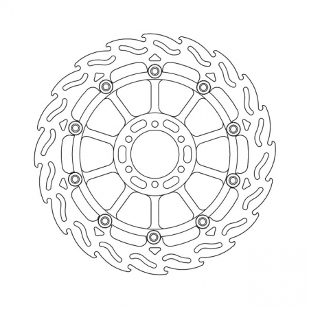 MOTO-MASTER FLAME SERIES FLOATING BRAKE ROTOR