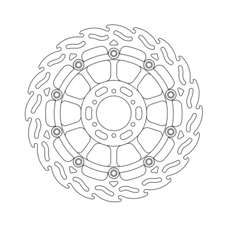 MOTO-MASTER FLAME SERIES FLOATING BRAKE ROTOR