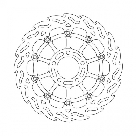 MOTO-MASTER FLAME SERIES FLOATING BRAKE ROTOR