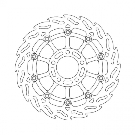 MOTO-MASTER FLAME SERIES FLOATING BRAKE ROTOR