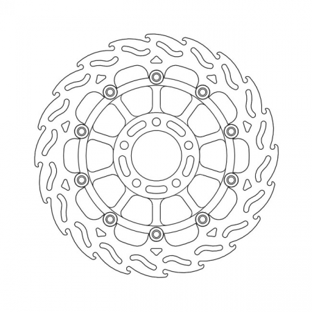 MOTO-MASTER FLAME SERIES FLOATING BRAKE ROTOR