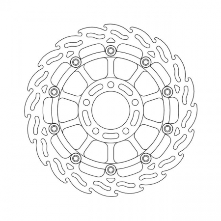 MOTO-MASTER FLAME SERIES FLOATING BRAKE ROTOR