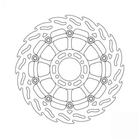 MOTO-MASTER FLAME SERIES FLOATING BRAKE ROTOR