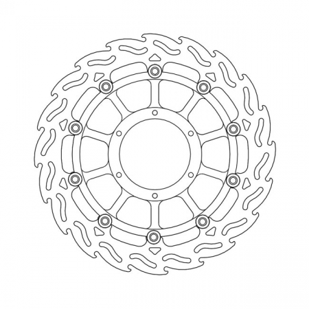 MOTO-MASTER FLAME SERIES FLOATING BRAKE ROTOR