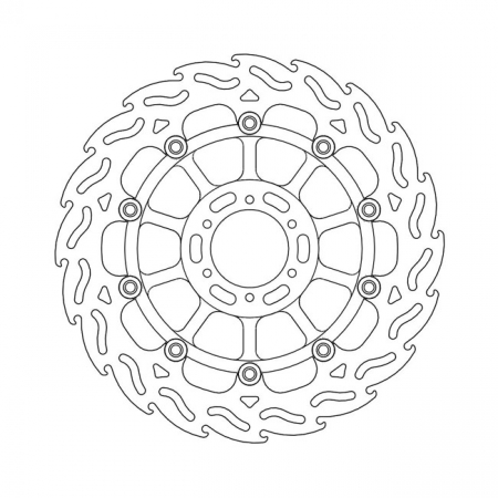 MOTO-MASTER FLAME SERIES FLOATING BRAKE ROTOR