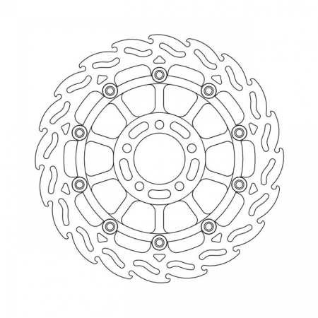 MOTO-MASTER FLAME SERIES FLOATING BRAKE ROTOR