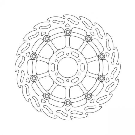 MOTO-MASTER FLAME SERIES FLOATING BRAKE ROTOR