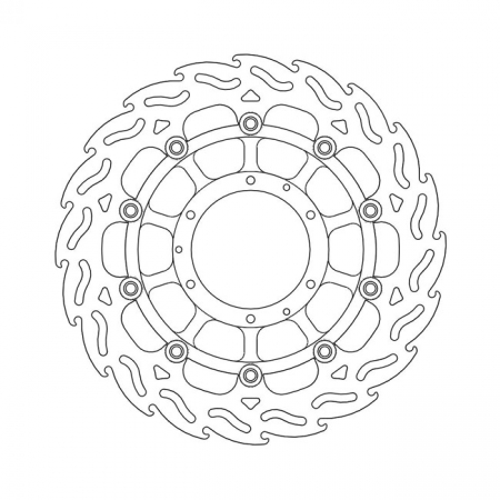 MOTO-MASTER FLAME SERIES FLOATING BRAKE ROTOR