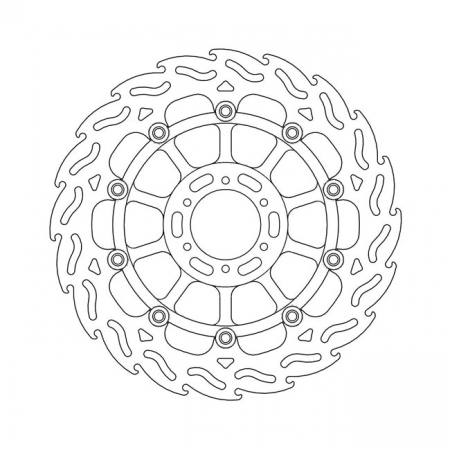 MOTO-MASTER FLAME SERIES FLOATING BRAKE ROTOR