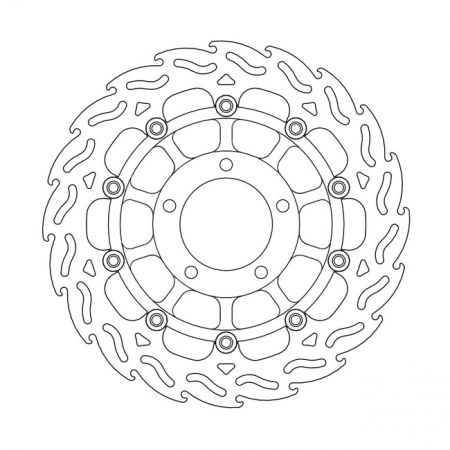 MOTO-MASTER FLAME SERIES FLOATING BRAKE ROTOR