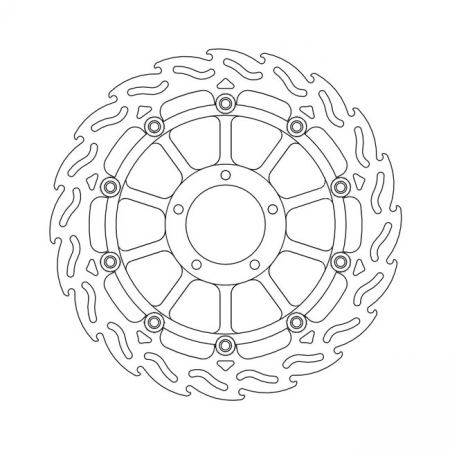 MOTO-MASTER FLAME SERIES FLOATING BRAKE ROTOR