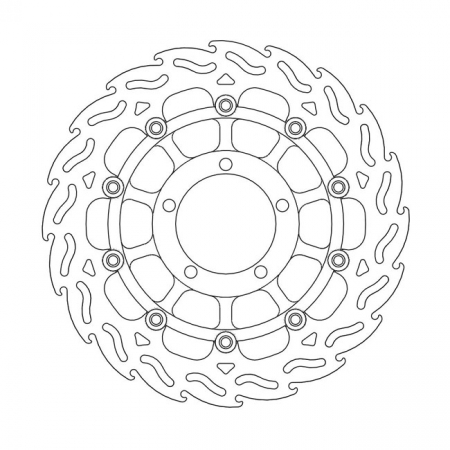 MOTO-MASTER FLAME SERIES FLOATING BRAKE ROTOR