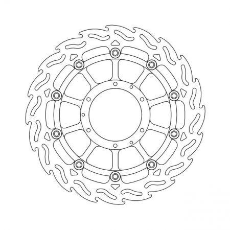 MOTO-MASTER FLAME SERIES FLOATING BRAKE ROTOR