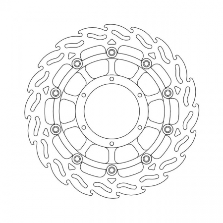 MOTO-MASTER FLAME SERIES FLOATING BRAKE ROTOR