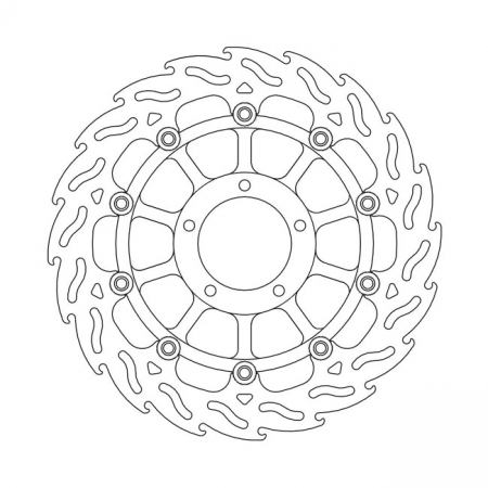 MOTO-MASTER FLAME SERIES FLOATING BRAKE ROTOR