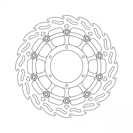 MOTO-MASTER FLAME SERIES FLOATING BRAKE ROTOR