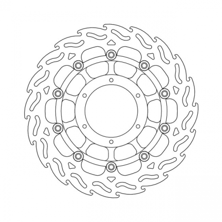 MOTO-MASTER FLAME SERIES FLOATING BRAKE ROTOR