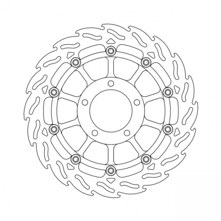 MOTO-MASTER FLAME SERIES FLOATING BRAKE ROTOR