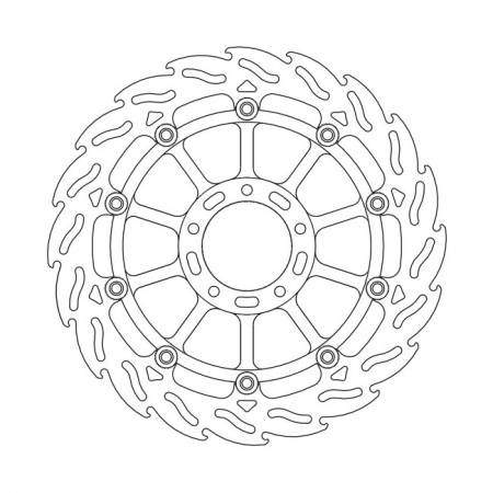 MOTO-MASTER FLAME SERIES FLOATING BRAKE ROTOR