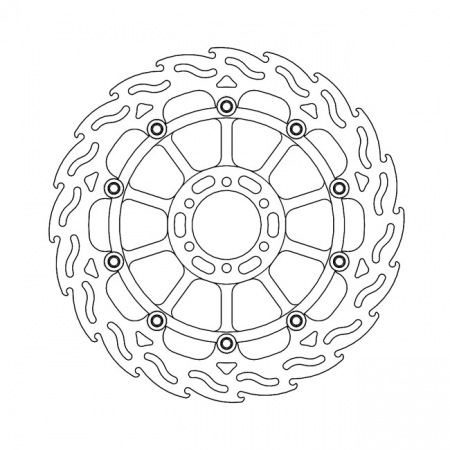 MOTO-MASTER FLAME SERIES FLOATING BRAKE ROTOR