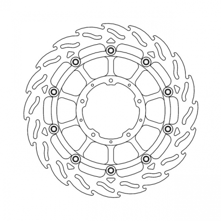 MOTO-MASTER FLAME SERIES FLOATING BRAKE ROTOR