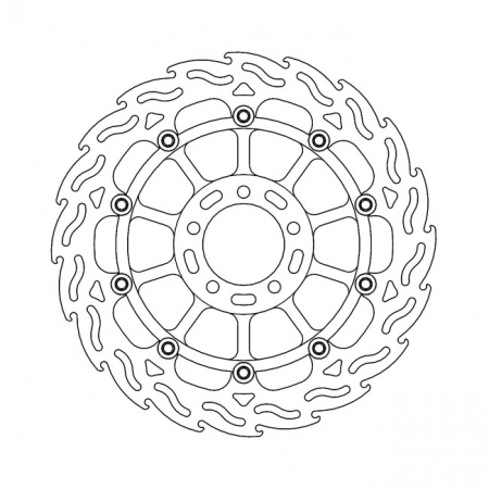 MOTO-MASTER FLAME SERIES FLOATING BRAKE ROTOR