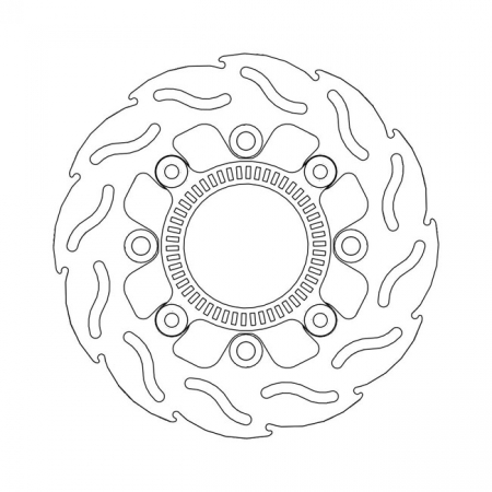 MOTO-MASTER FLAME SERIES BRAKE ROTOR