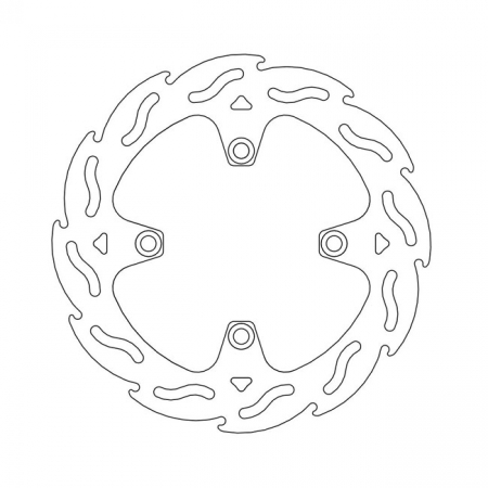 MOTO-MASTER FLAME SERIES BRAKE ROTOR