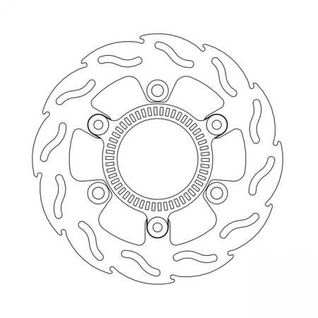 MOTO-MASTER FLAME SERIES BRAKE ROTOR