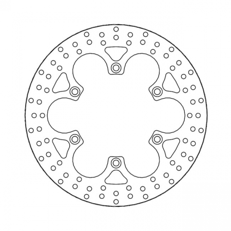 MOTO-MASTER HALO SERIES FIXED BRAKE ROTOR