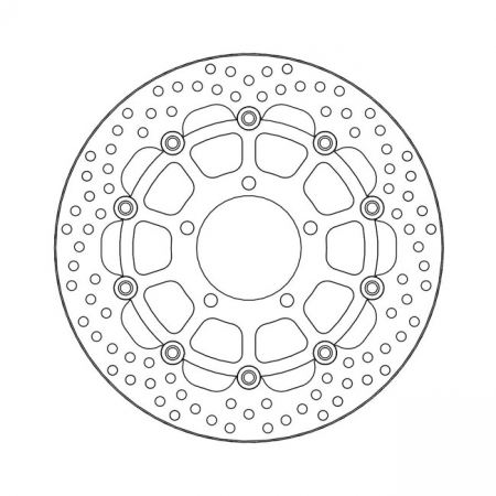 MOTO-MASTER HALO SERIES FLOATING BRAKE ROTOR