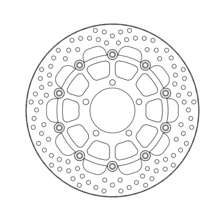 MOTO-MASTER HALO SERIES FLOATING BRAKE ROTOR