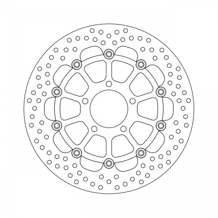 MOTO-MASTER HALO SERIES FLOATING BRAKE ROTOR