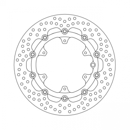 MOTO-MASTER HALO SERIES FLOATING BRAKE ROTOR