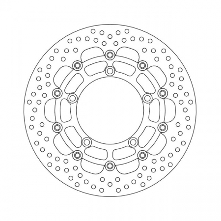 MOTO-MASTER HALO SERIES FLOATING BRAKE ROTOR