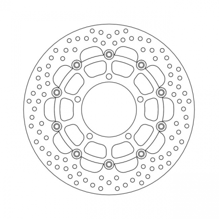 MOTO-MASTER HALO SERIES FLOATING BRAKE ROTOR