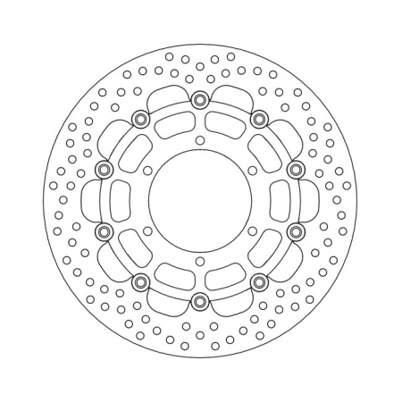 MOTO-MASTER HALO SERIES FLOATING BRAKE ROTOR