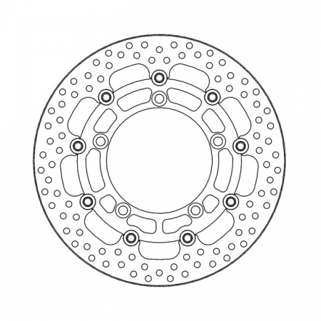 *6 DAYS EXTRA TRANSIT TIME* MOTO-MASTER HALO SERIES FLOATING BRAKE R