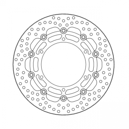 MOTO-MASTER HALO SERIES FLOATING BRAKE ROTOR