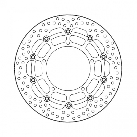 MOTO-MASTER HALO SERIES FLOATING BRAKE ROTOR